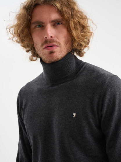 Maglia collo alto a maniche lunghe