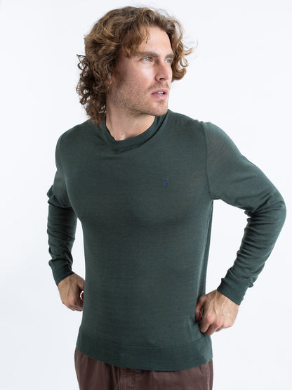 Maglia Girocollo Lana Merino
