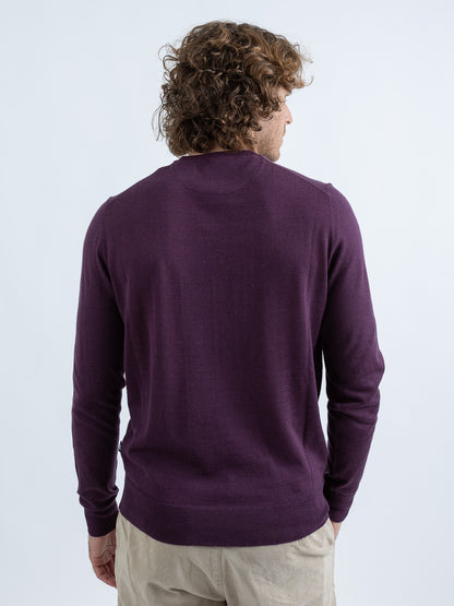 Maglia Girocollo Lana Merino
