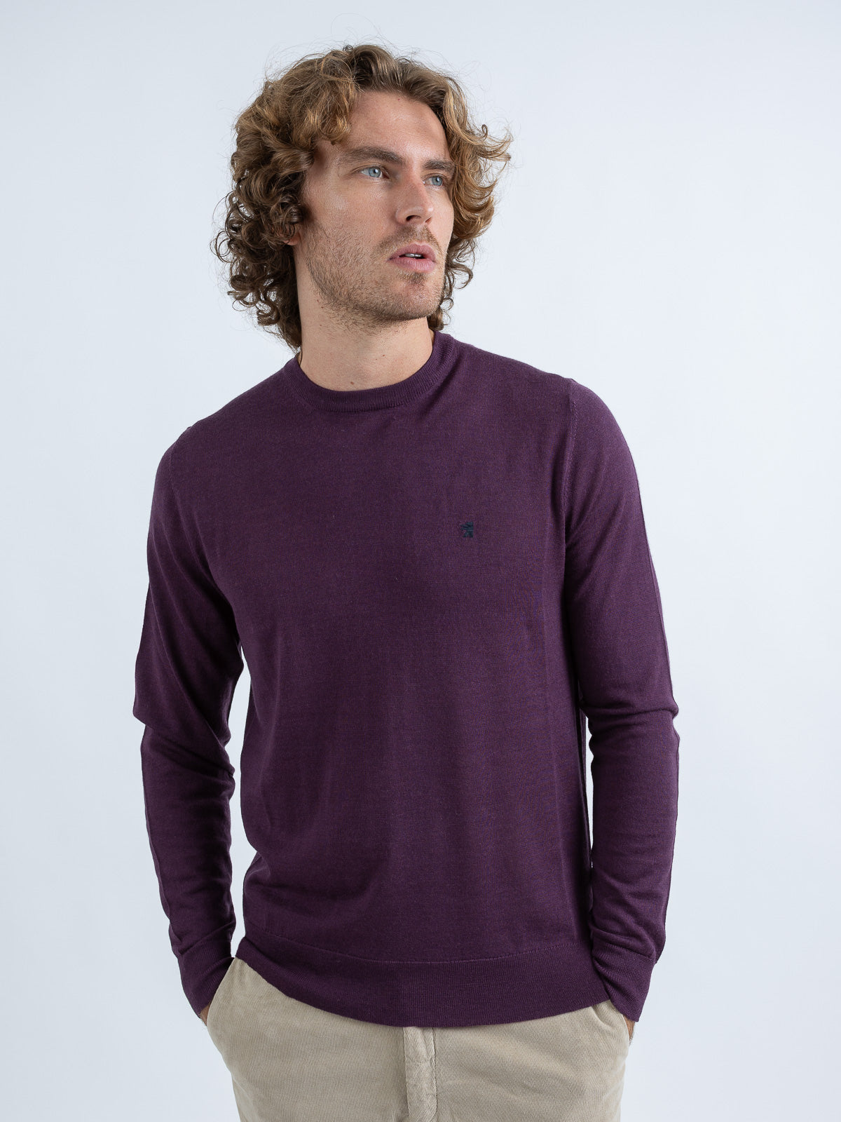 Maglia Girocollo Lana Merino