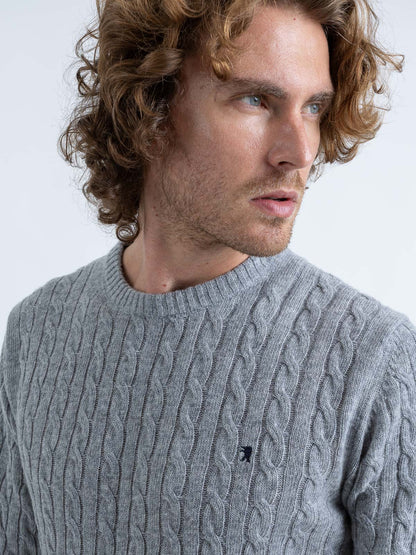 Maglia Girocollo a Trecce