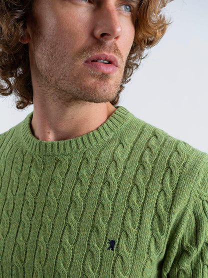 Maglia Girocollo a Trecce