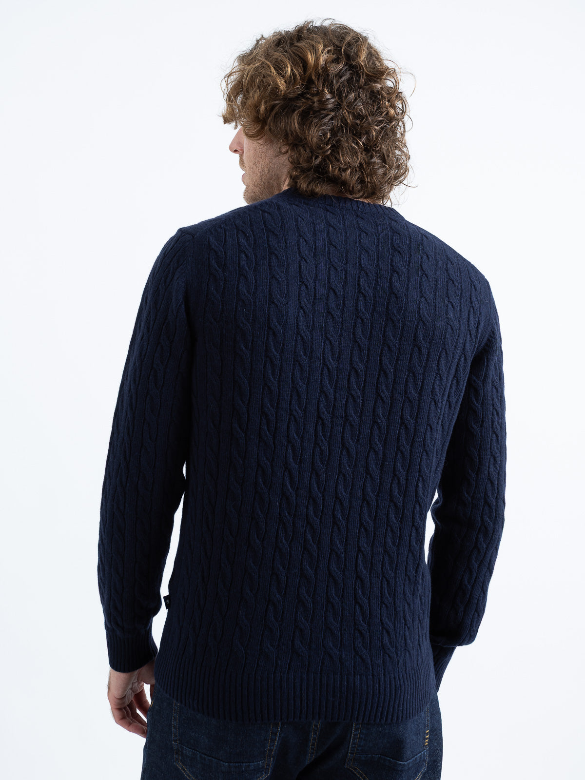 Maglia Girocollo a Trecce