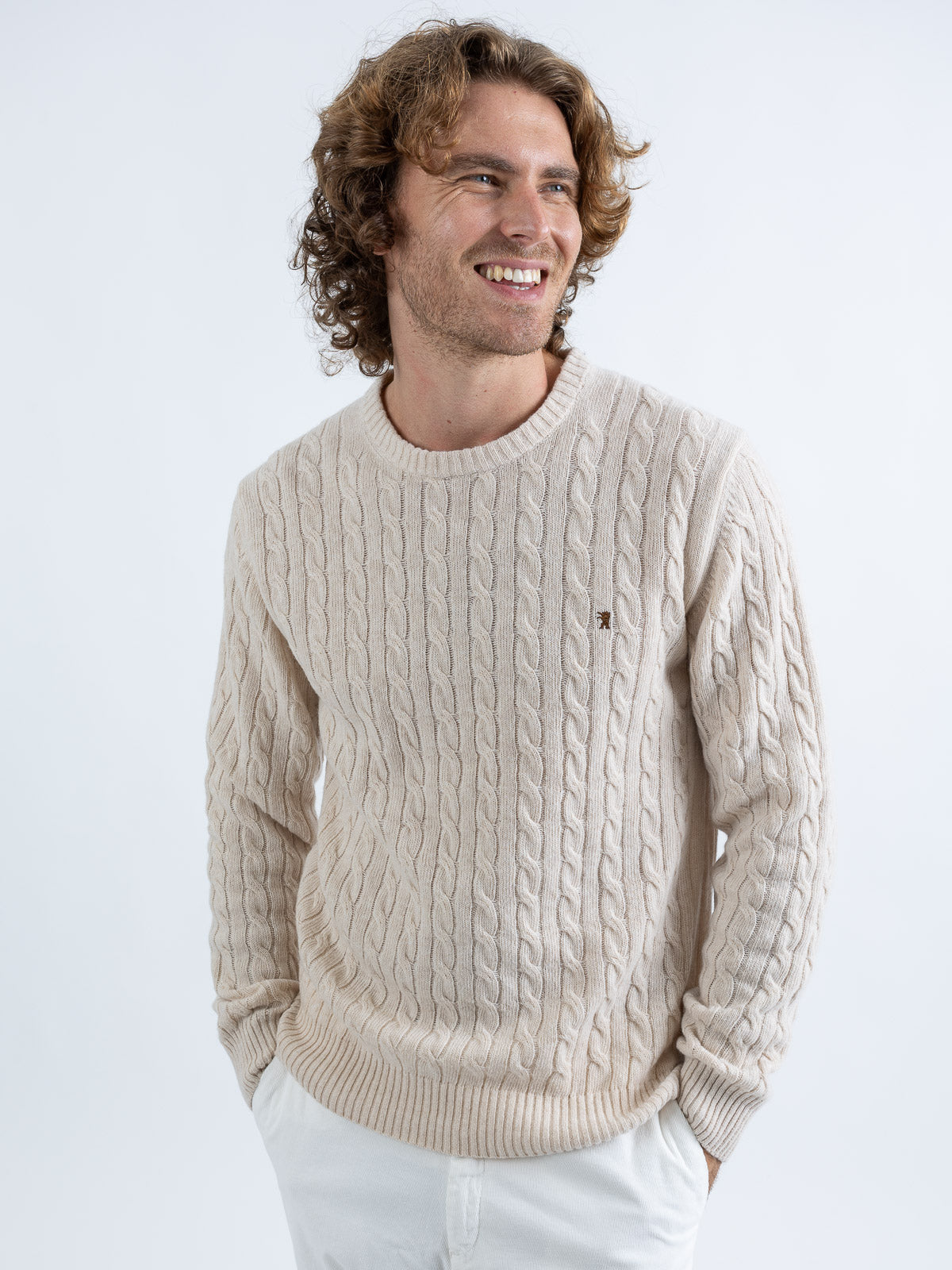 Maglia Girocollo a Trecce