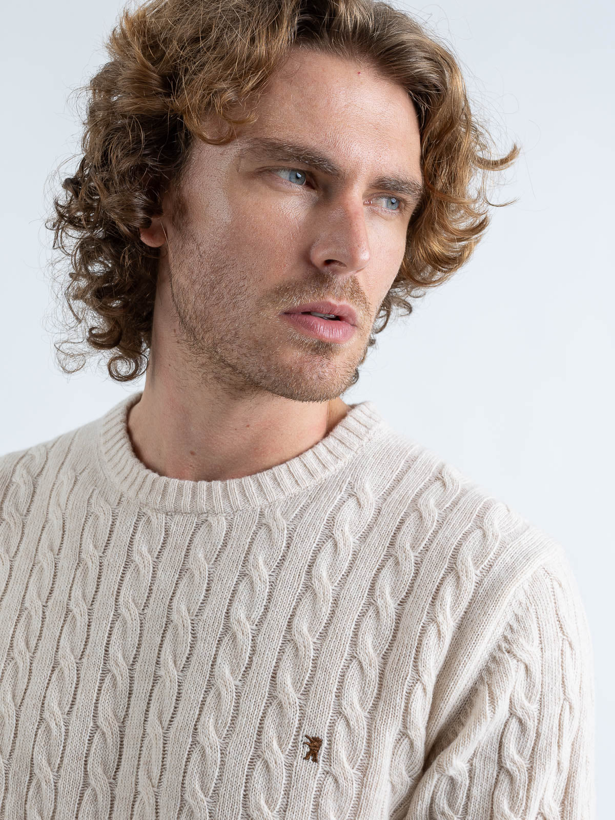 Maglia Girocollo a Trecce