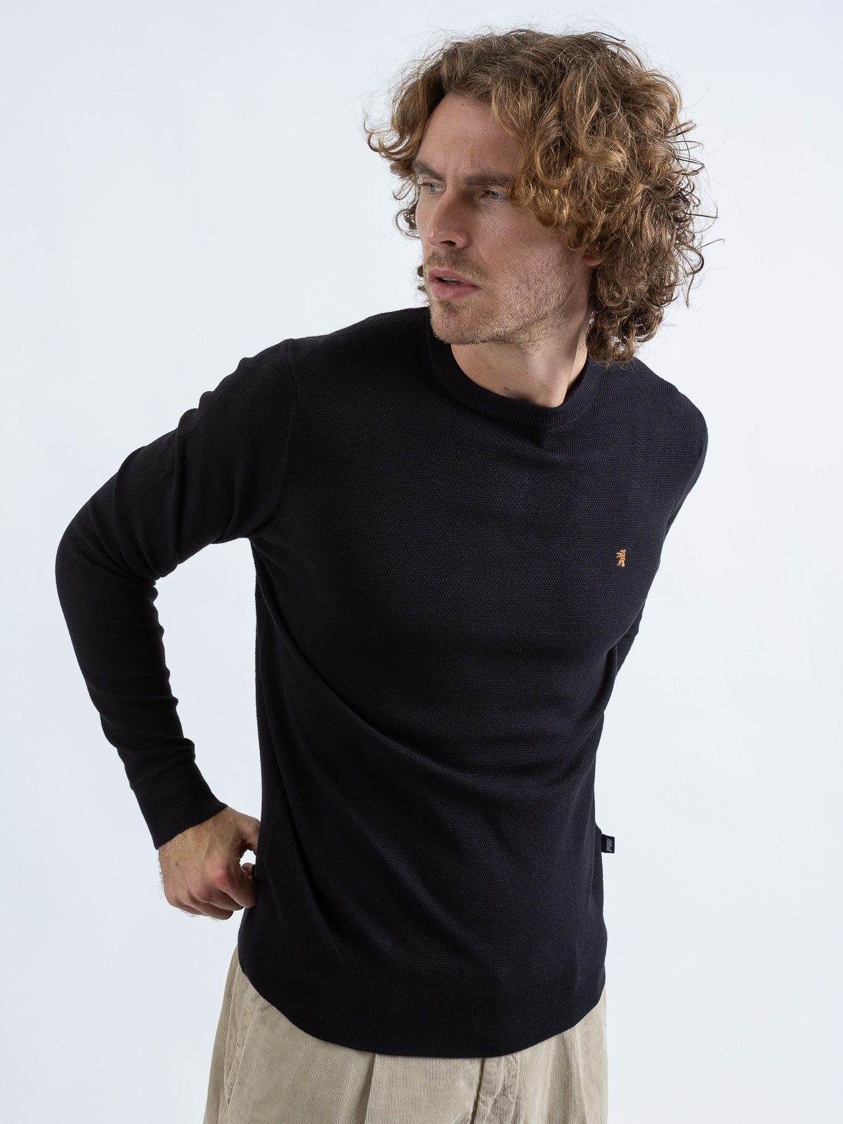 Maglia Girocollo a Maniche Lunghe