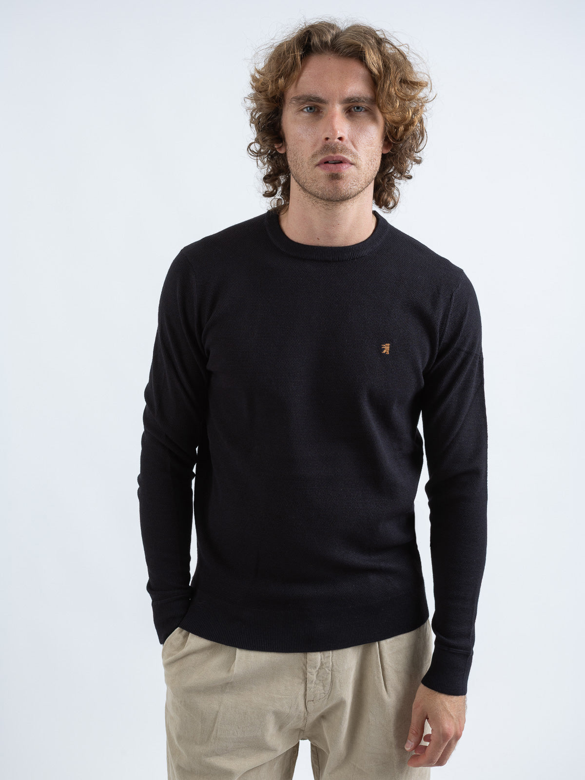 Maglia Girocollo a Maniche Lunghe