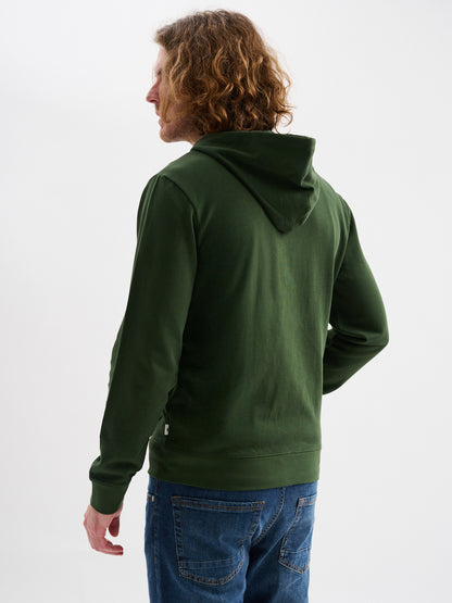 Bomber in Felpa con Cappuccio