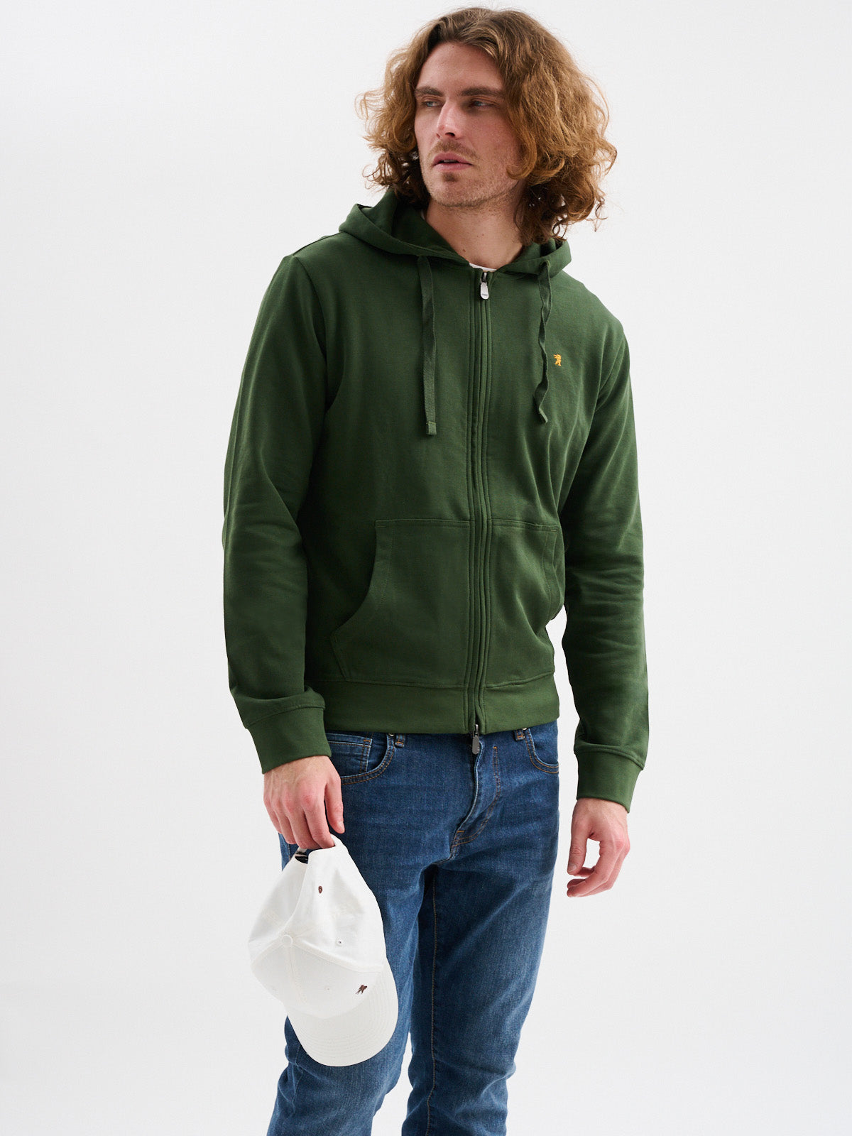 Bomber in Felpa con Cappuccio
