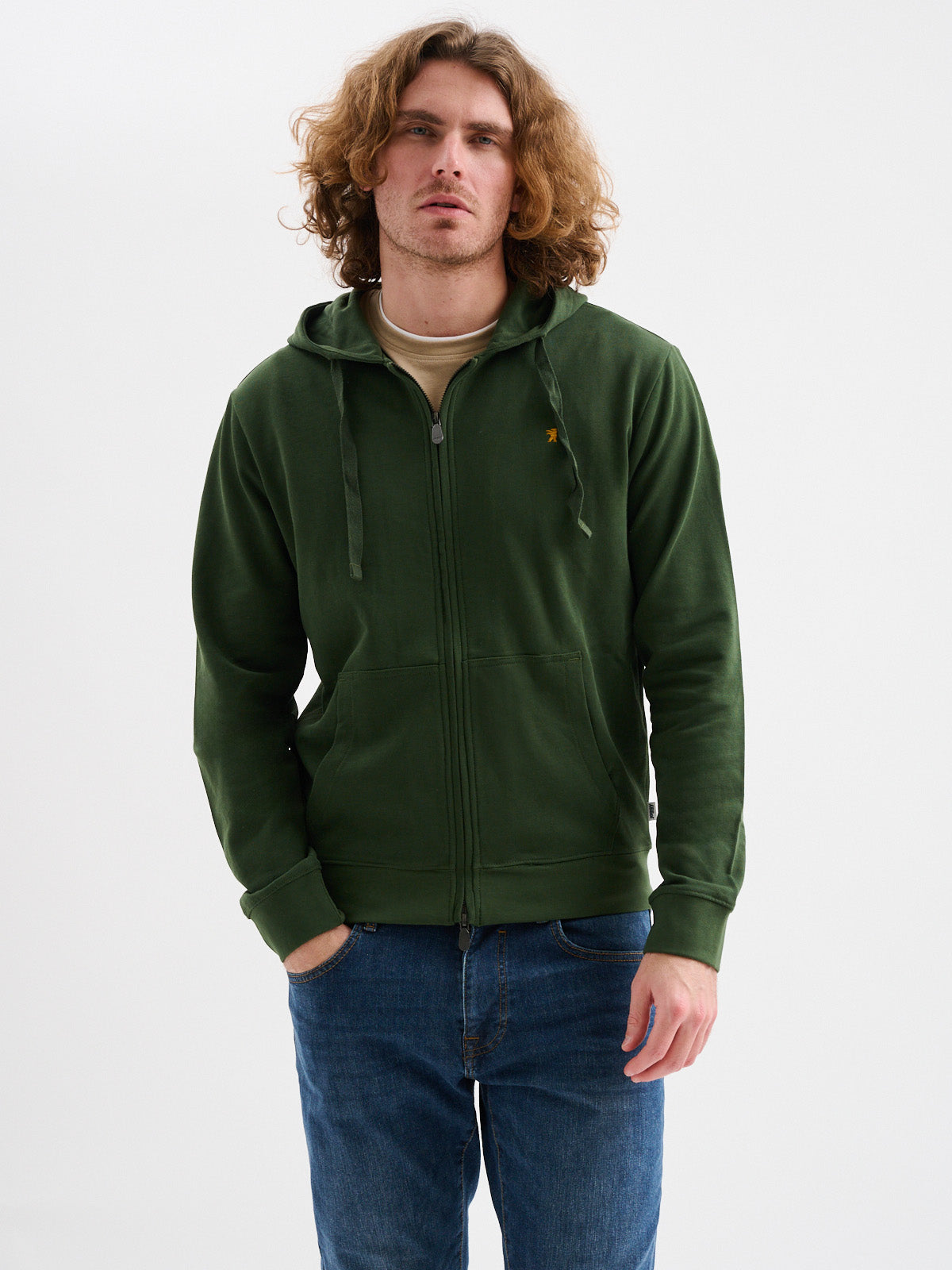Bomber in Felpa con Cappuccio