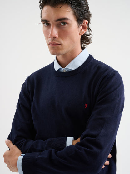 Maglia girocollo rasata